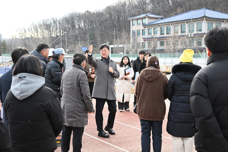 안산시, 월피체육문화센터 공사 현장 ...